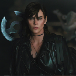 The Old Guard 2 Charlize Theron Black Leather Jacket The Old Guard 2 Charlize Theron Black Leather Jacket