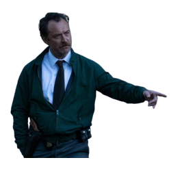 The Order 2024 Jude Law Green Jacket