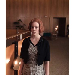 The Queen’s Gambit Beth Harmon Cropped Jacket The Queen’s Gambit Beth Harmon Cropped Jacket