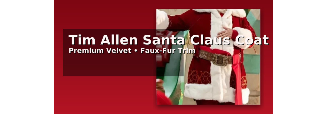 The Santa Clauses Tim Allen Santa Claus Coat The Santa Clauses Tim Allen Santa Claus Coat