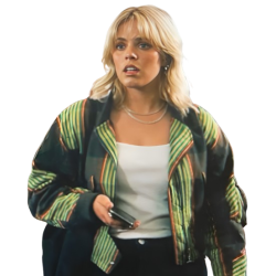The Sex Lives of College Girls S03 Leighton Murray Green Madras Jacket