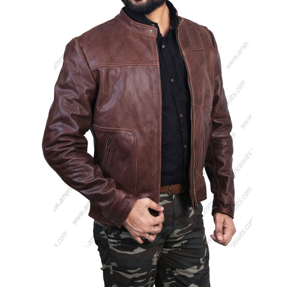 Tom Hardy Tuck Henson This Means War Black Leather Jacket