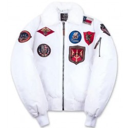 Top Gun White Jacket