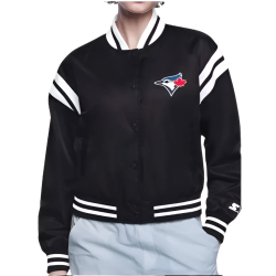 Toronto Blue Jays Satin Varsity Jacket