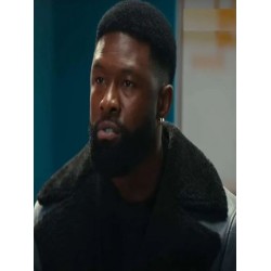 Trevante Rhodes Mea Culpa Leather Coat