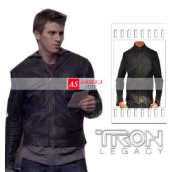 Tron Legacy Sam Flynn Leather Moto Jacket