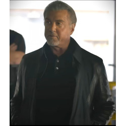 Tulsa King S03 Sylvester Stallone Black Jacket