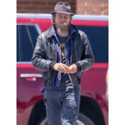 Waldo Charlie Hunnam Black Leather Jacket