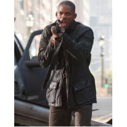 Will Smith I Am Legend 2 Black Jacket