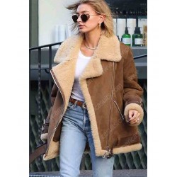 Hailey Baldwin Winter Jacket For Women