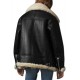 Stylish Ivory Leather Jacket Womens