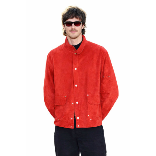 Wuthering Heights Jacob Elordi Suede Jacket | America Suits
