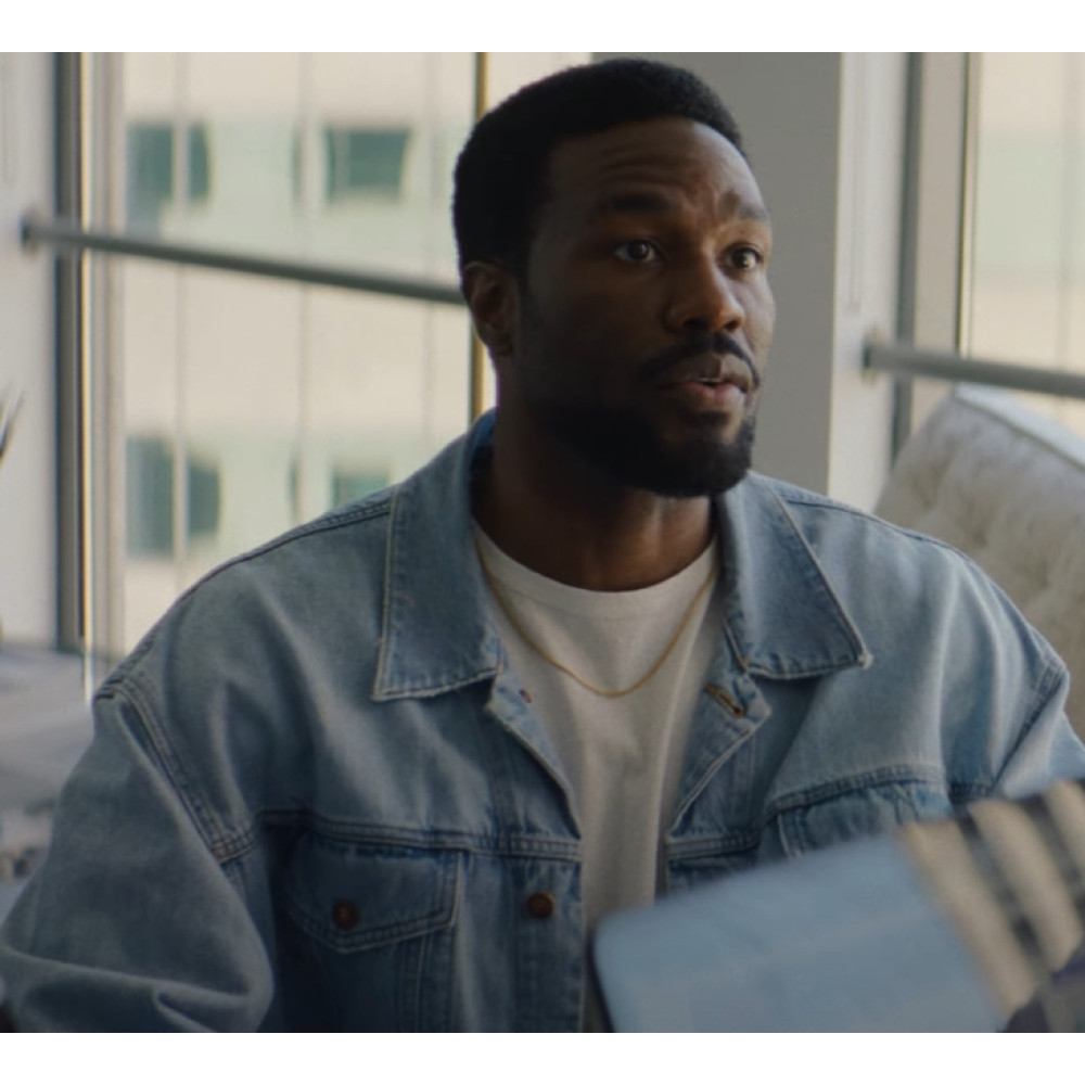 Yahya Abdul Mateen II Wonder Man Denim Jacket | America Suits