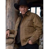 Yellowstone Season 2 John Dutton Brown Jacket