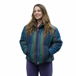 You Have Stolen My Heart Ana Jara Puffer Jacket