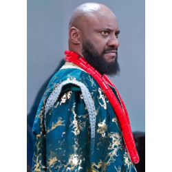 Yul Edochie Ulaga 2 Green Costume Coat