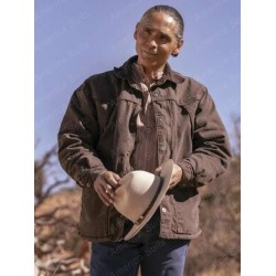 Zahn McClarnon Dark Winds Brown Jacket