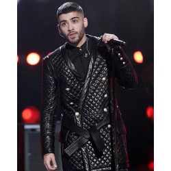 Zayn Malik Balmain F/W Trench Coat