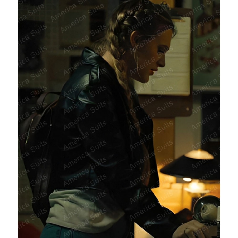 Zombie Town Amy Maxwell Leather Jacket | America Suits
