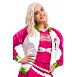 Zombies 3 Addison Pink Satin Bomber Jacket