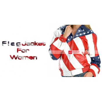 american Flag Jacket For Women