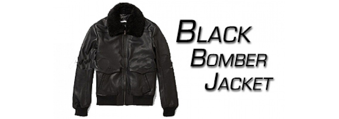 Black Bomber Jacket