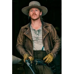 Billy The Kid S01 Jesse Evans Brown Jacket