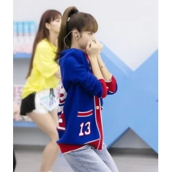 BlackPink Lisa Blue Wool Jacket