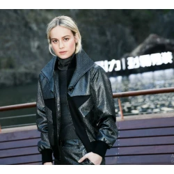 Brie Larson Pu Jacket Brie Larson Pu Jacket