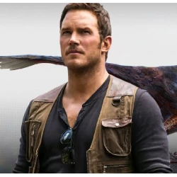 Chris Pratt Jurassic World Dominion Owen Grady Cotton Vest Chris Pratt Jurassic World Dominion Owen Grady Cotton Vest