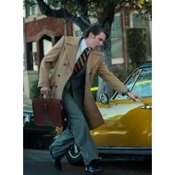 Dan Stevens Gaslit Brown Trench Coat Dan Stevens Gaslit Brown Trench Coat