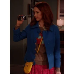 Ellie Kemper Unbreakable Kimmy Schmidt Fleece Blue Jacket