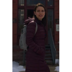 Genevieve Kang Locke And Key S03 Jackie Veda Puffer Coat