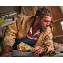 Gold Zac Efron Hooded Leather Jacket