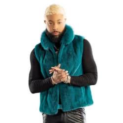 Grown & Gospel 2023 Elijah Connor Fur Vest