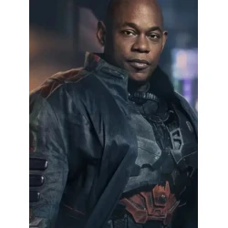 Halo Soren-066 Black Leather Cosplay Jacket Halo Soren-066 Black Leather Cosplay Jacket