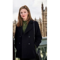 Holliday Grainger Lethal White Wool Coat Holliday Grainger Lethal White Wool Coat