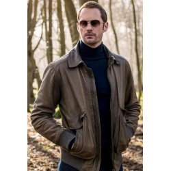 Infinity Pool 2023 James Foster Leather Jacket