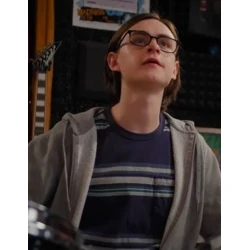 Jaeden Martell Metal Lords Kevin Fleece Hoodie Jaeden Martell Metal Lords Kevin Fleece Hoodie