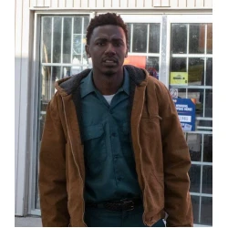 Jerrod Carmichael On the Count of Three Val leather Hoodie Jacket