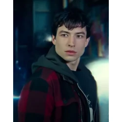 Justice League Barry Allen Plaid Jacket Justice League Barry Allen Plaid Jacket