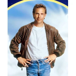 Kevin Costner Field of Dreams Leather Jacket