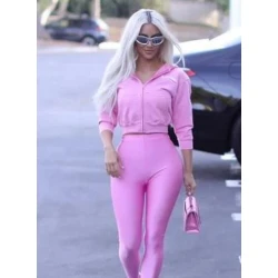Kim Kardashian Barbie Pink Tracksuit