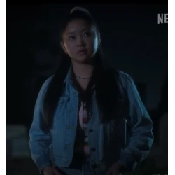 Lana Condo Boo Bitch Erika Vu Denim Jacket