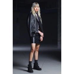 Lisa BlackPink Biker Black Jacket Lisa BlackPink Biker Black Jacket