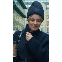Love And Anarchy S01 Ida Engvoll Navy Coat Love And Anarchy S01 Ida Engvoll Navy Coat