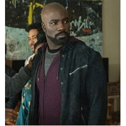Mike Colter Evil David Acosta Cotton Black Jacket
