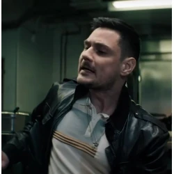 Reggie The Kill Room 2023 Black Leather Jacket