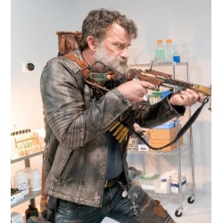 Slayers Elliot Jones Gray Leather Jacket