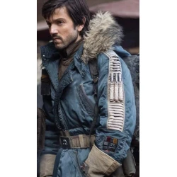 Star Wars Rogue One Captain Cassian Andor Parka Jacket Star Wars Rogue One Captain Cassian Andor Parka Jacket